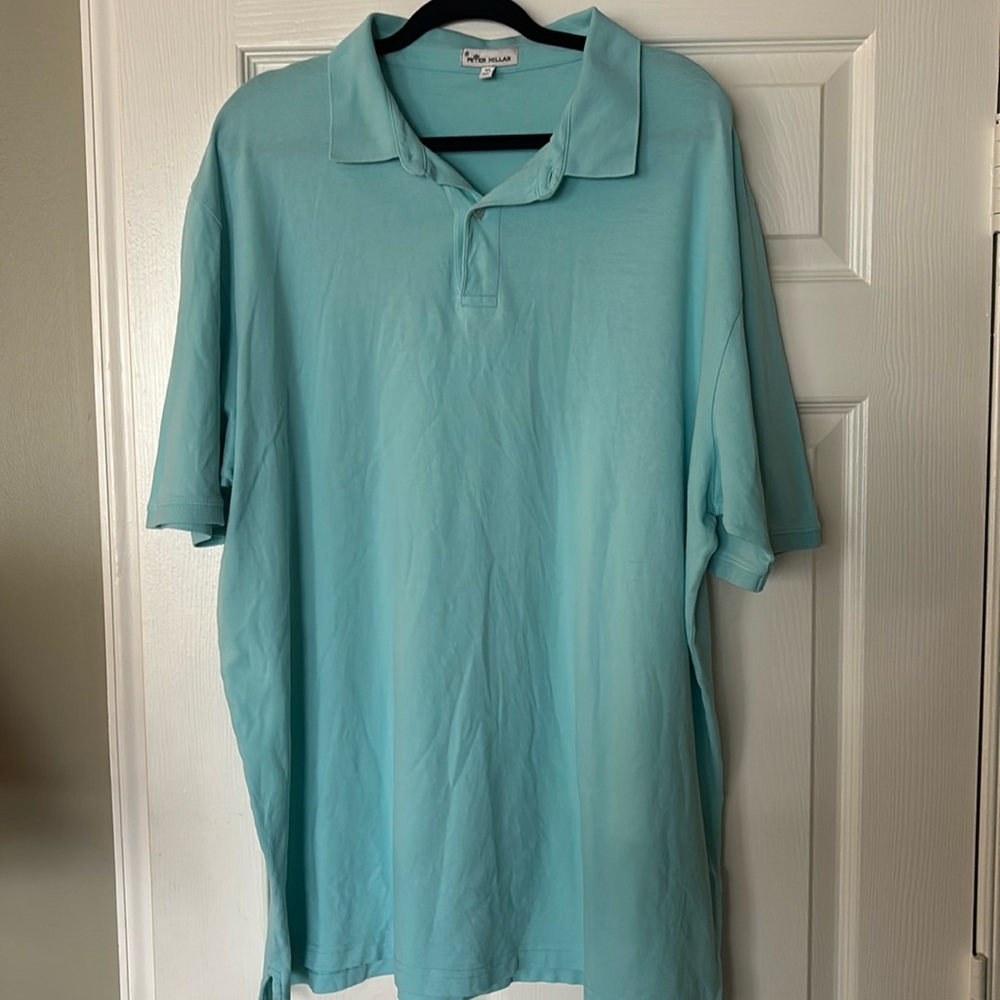 Men’s, polo Peter Millar XL collar short sleeve shirt.
